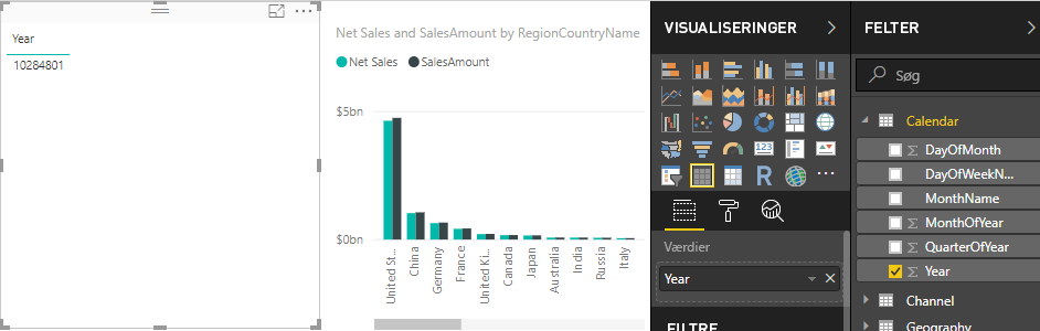 Skærmbillede af aggregering af året.