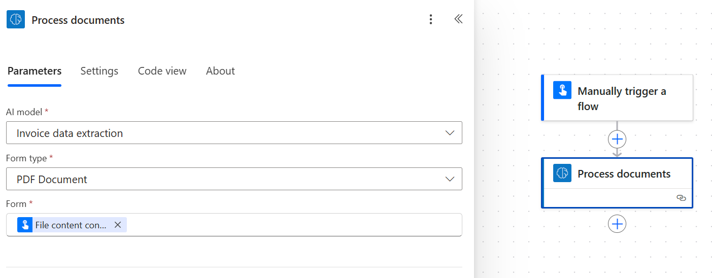 Screenshot von „Dateiinhalt“ im Feld „Formular“.