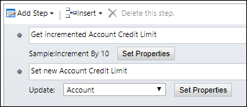 Der abgeschlossene Workflow.