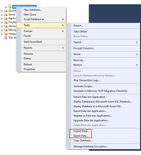 Screenshot des Assistenten SSMS starten.