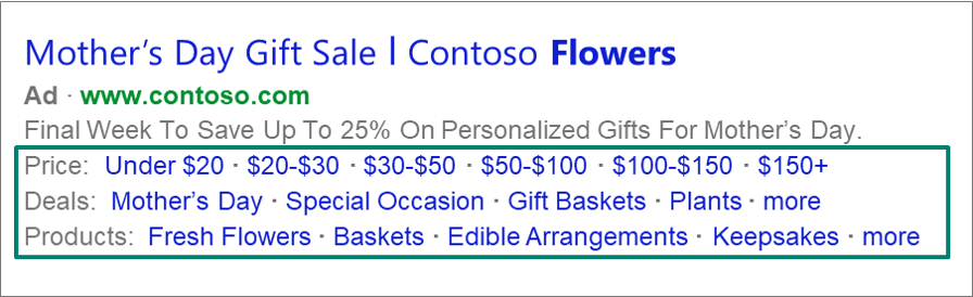 Filter Link Ad Extension Filter Link Ad Extension