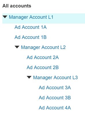 Manager Account with Hierarchy Manager Account with Hierarchy