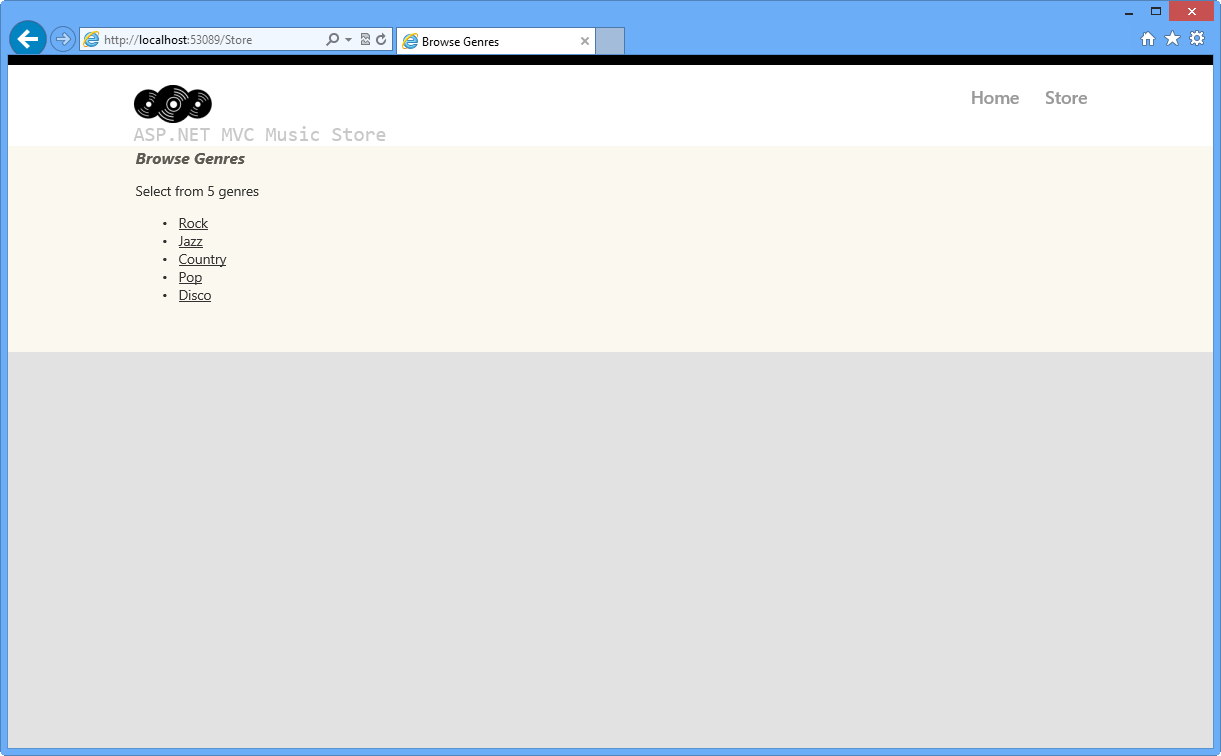 Browsing Genres with links to Browse page Browsing Genres with links to Browse page
