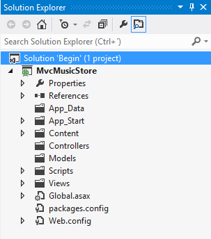 ASP.NET MVC Folder structure in Solution Explorer ASP.NET MVC Folder structure in Solution Explorer