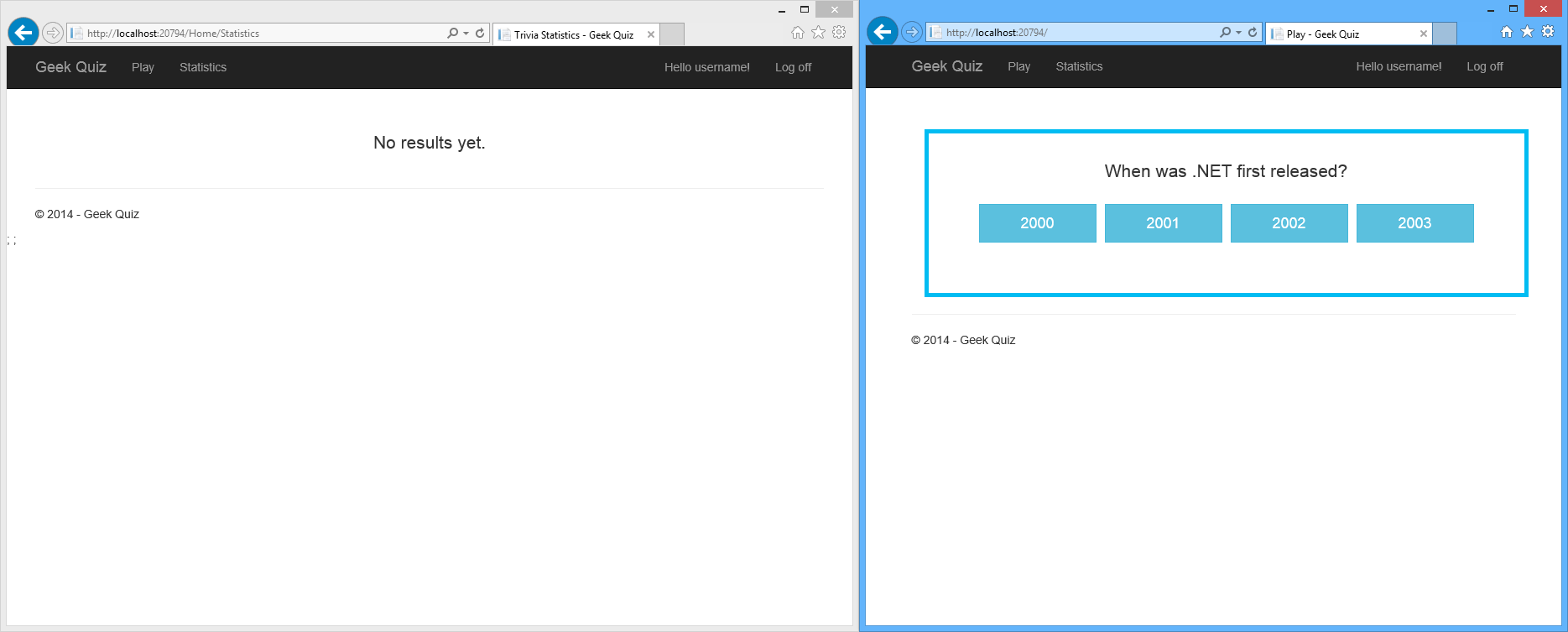 Side by side windows Side-by-side windows