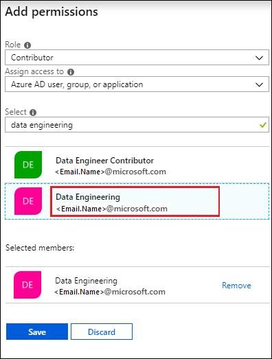 Add a role for the user Add a role for the user