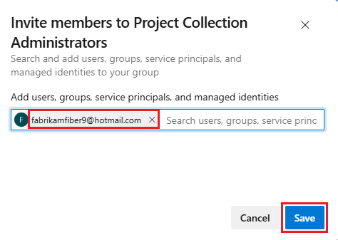 Screenshot showing Add users and group dialog, preview page.