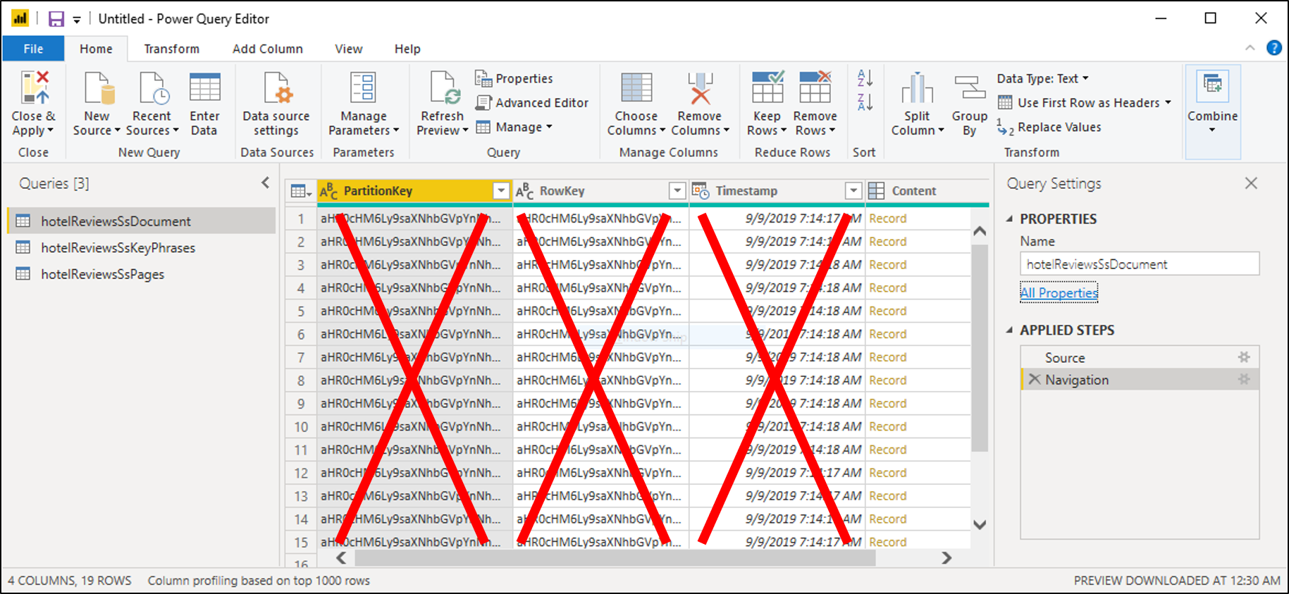 Edit tables Edit tables