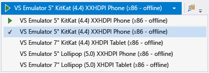 Choose deployment target Choose deployment target.