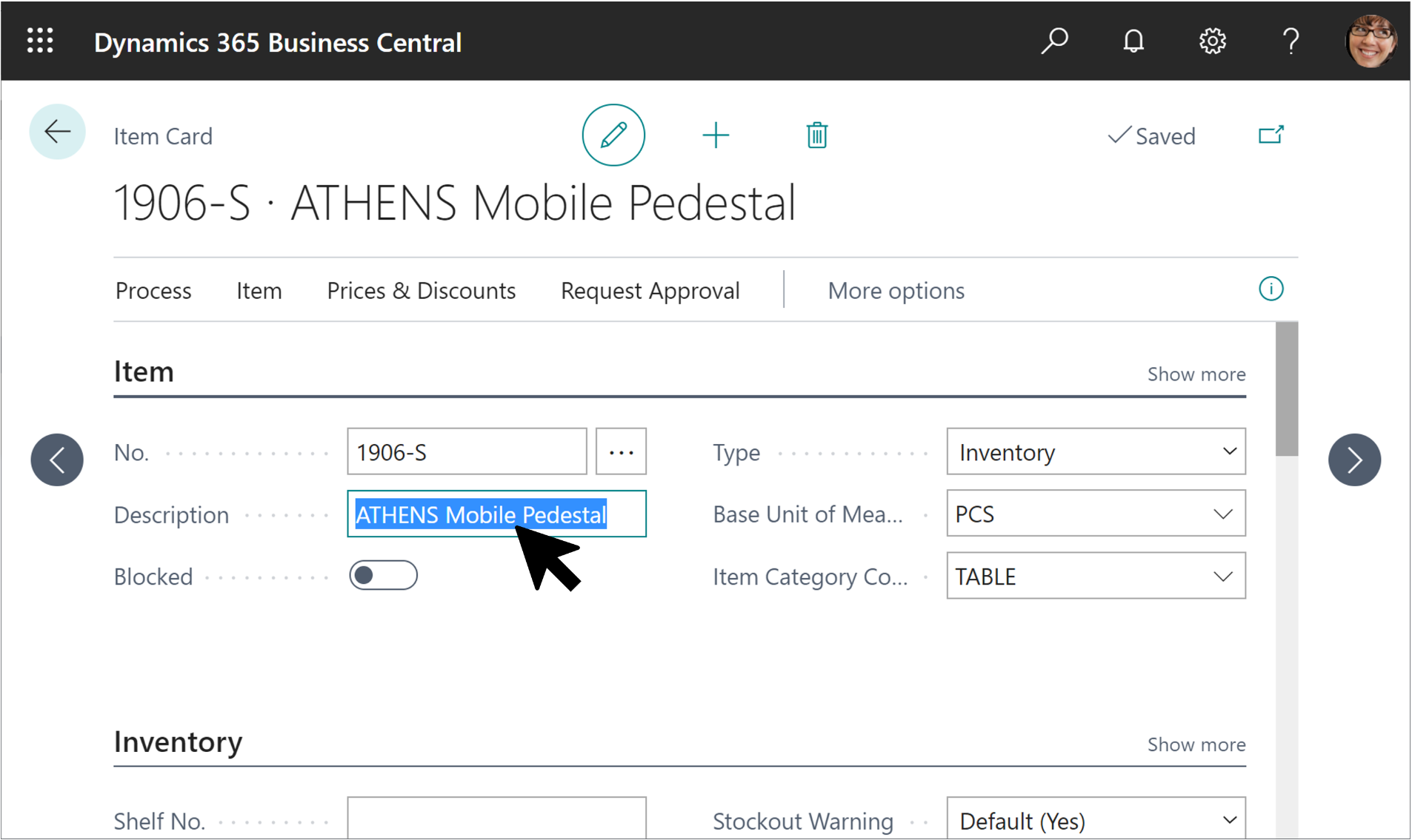 Illustration indicating how clicking in a field selects the full value Illustration indicating how clicking in a field selects the full value