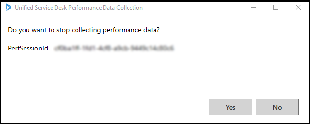 Do you want to stop collecting performance data Do you want to stop collecting performance data.