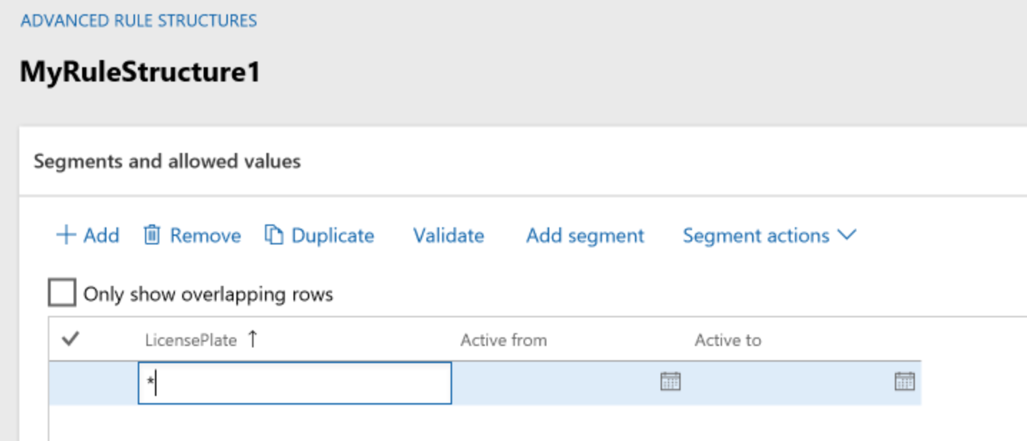 Single structure added.