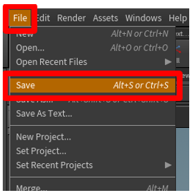 Save command Save command.