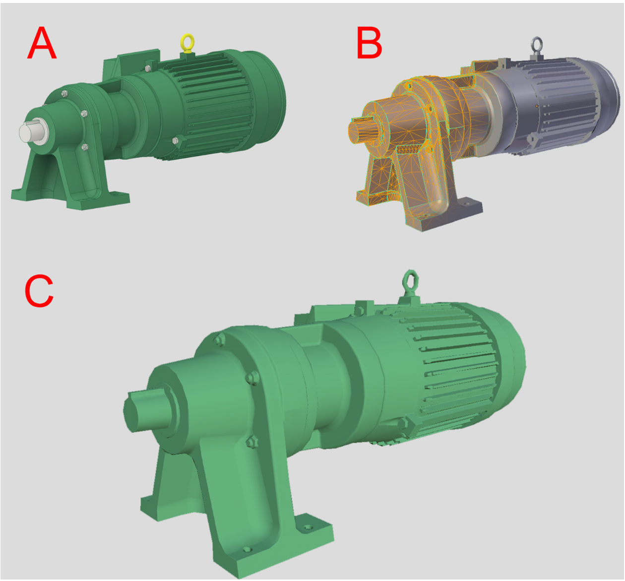 Reduce triangles Reduce triangles.