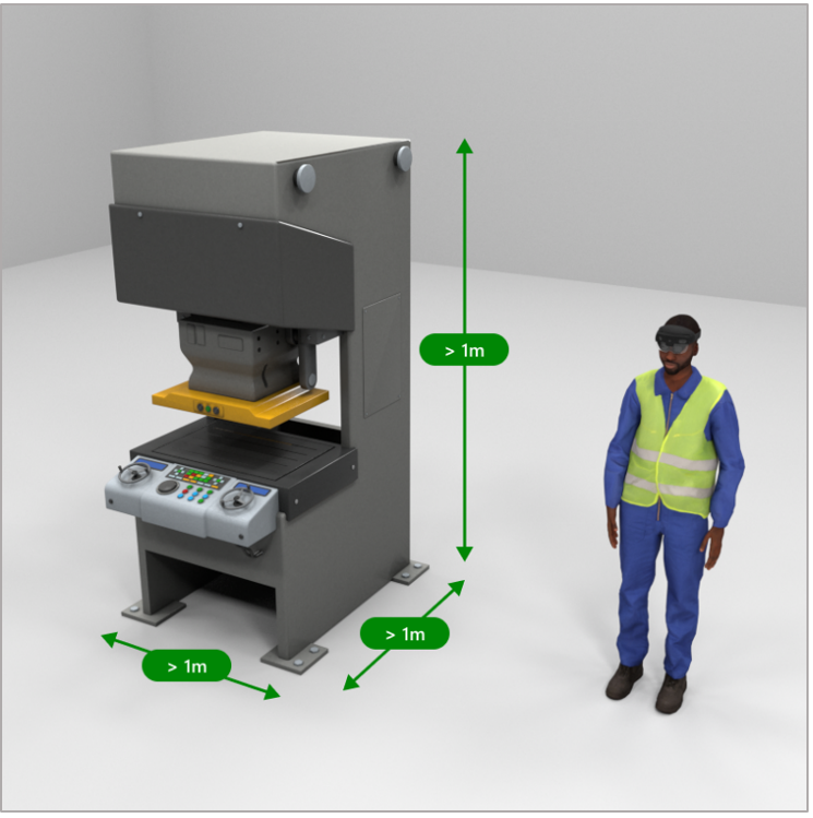 Diagram showing minimum object size Diagram showing minimum object size
