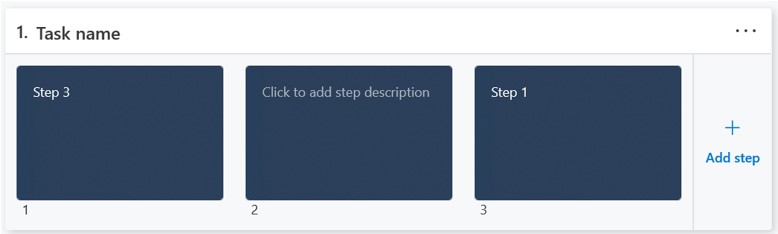 Screenshot of steps in the PC app after running the flow Screenshot of steps in the PC app after running the flow.