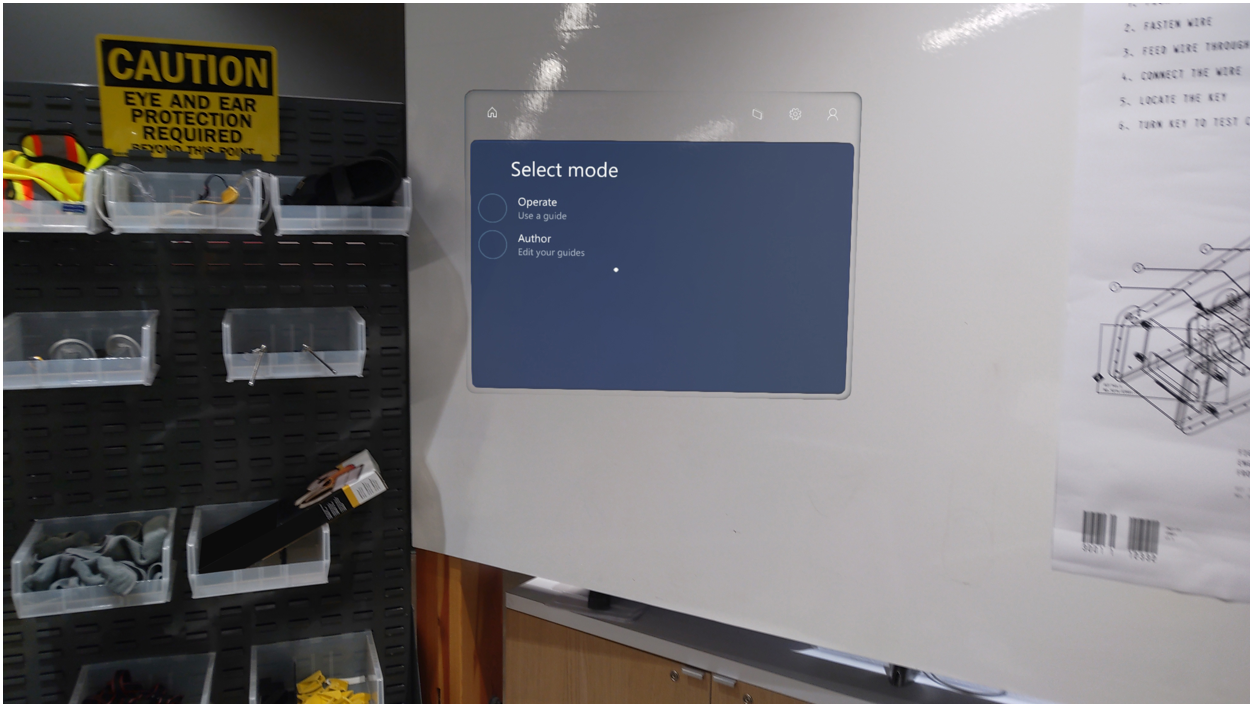 Select mode dialog box Select mode dialog box.