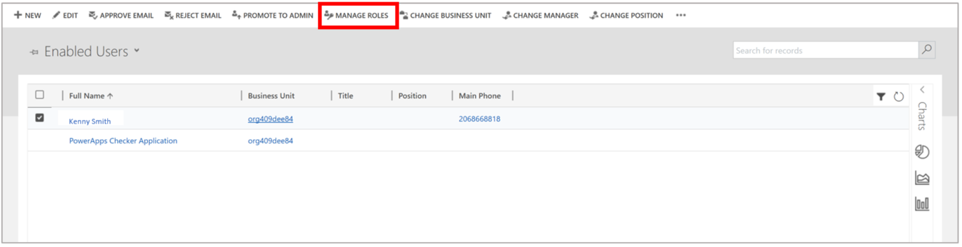 Manage Roles button Manage Roles button.