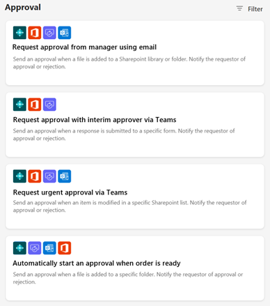 New template samples for workflow approvals New template samples for workflow approvals