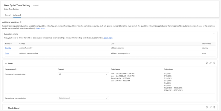 Quiet times Quiet times