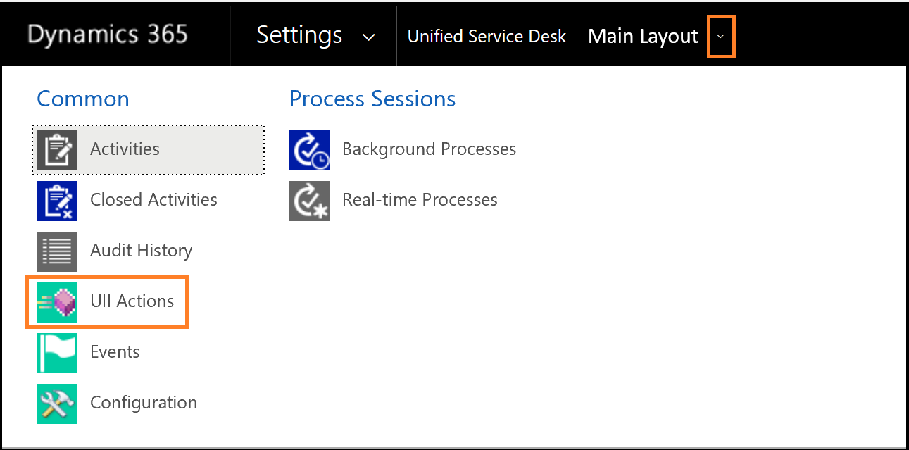 Add UII action Add UII action.