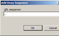 Screenshot of the Add Header dialog box, showing the Header and Size limit fields.