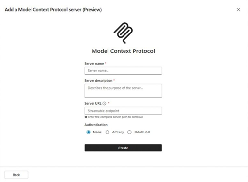 Screenshot of MCP onboarding wizard