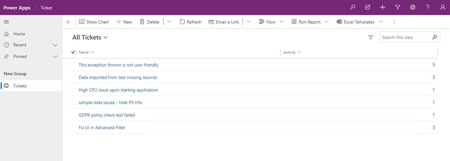 Create model-driven app Create model-driven app.
