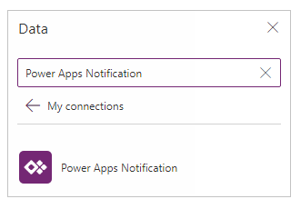 Select Power Apps Notification Select Power Apps Notification.