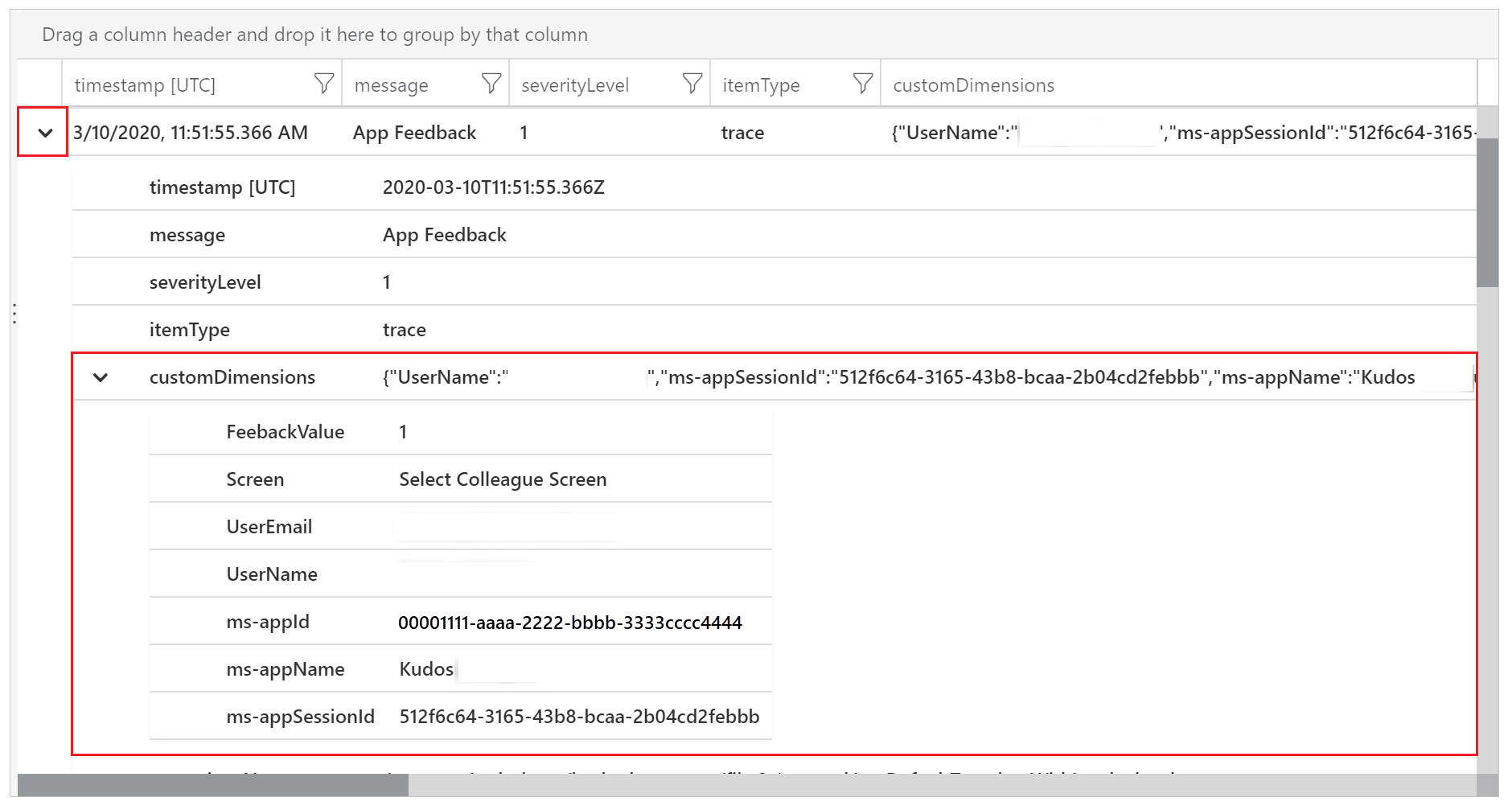 Expand custom dimensions Expand custom dimensions.