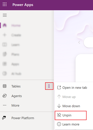 Unpin a page Unpin a page.