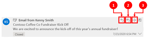 Respond to emails in timeline. Respond to emails in timeline.