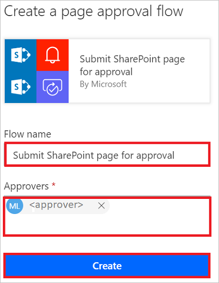 Create menu item Screenshot that shows the create menu item.