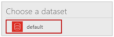 Select dataset Select dataset.