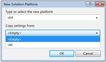 BuildWalk_NewSolutionPlatform New Solution Platform Dialog Box