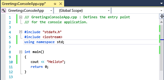 C++IDE_CoutFix Code that fixes cout error