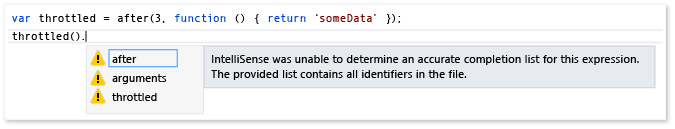 js_intellisense_override Example of overriding intellisense results
