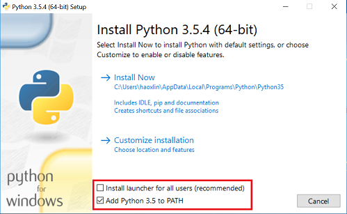 Install Python on Windows