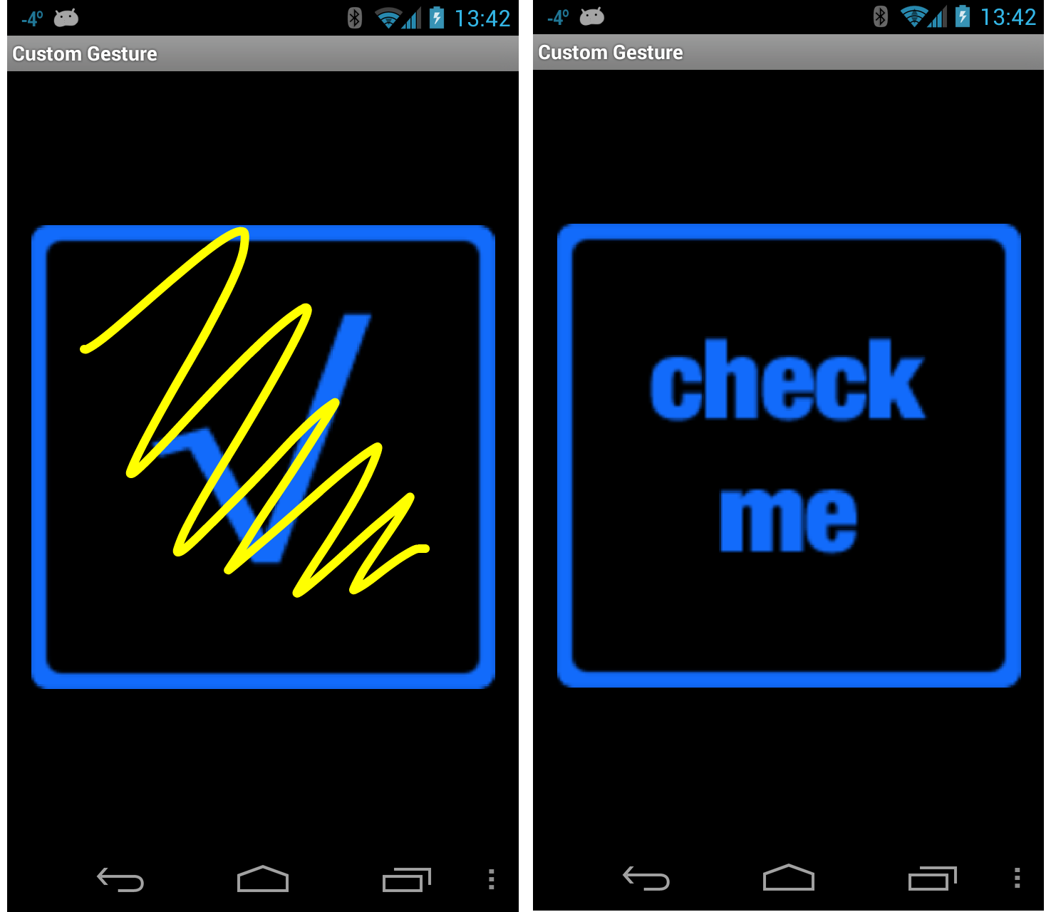 Scribble on the screen, original image is displayed