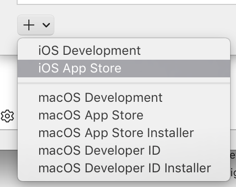 Create the iOS Distribution Certificate