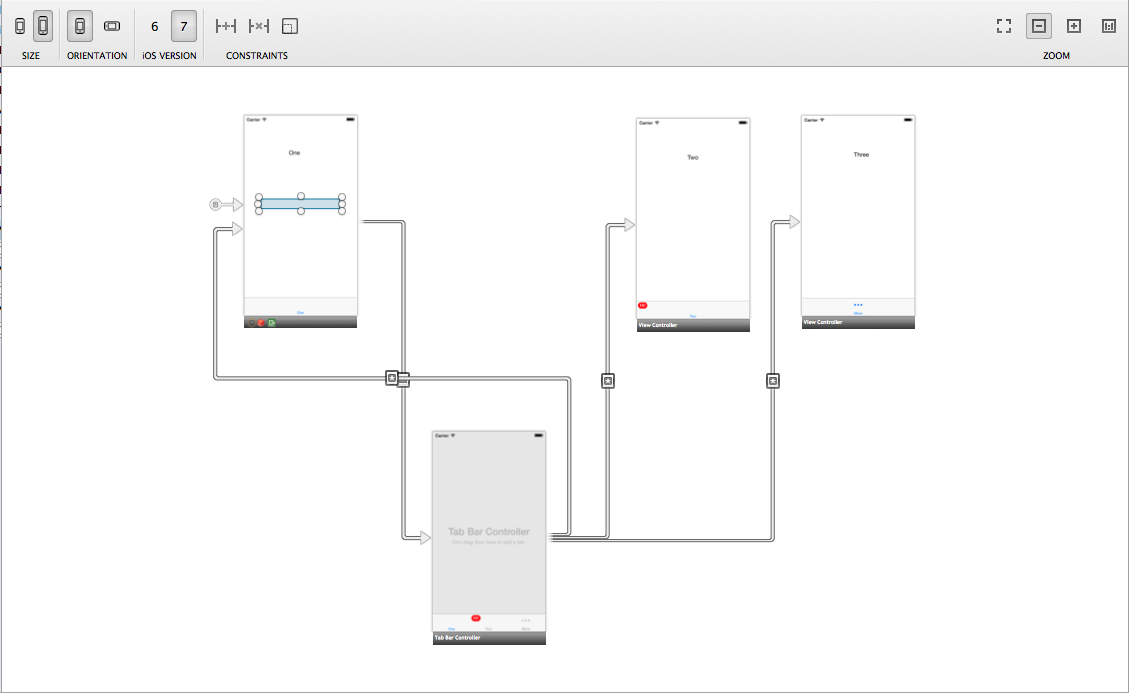 The Storyboard should resemble this screenshot
