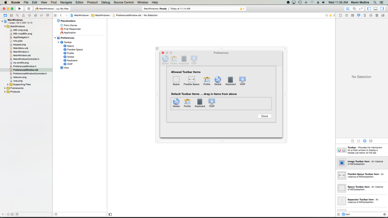 Designing the windows layout Designing the windows layout