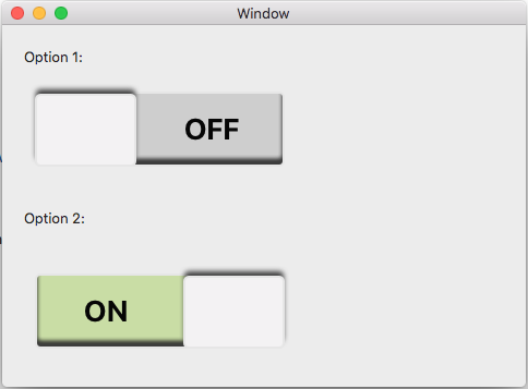Example of a custom UI control