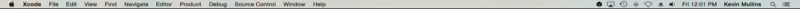 A menu bar A menu bar