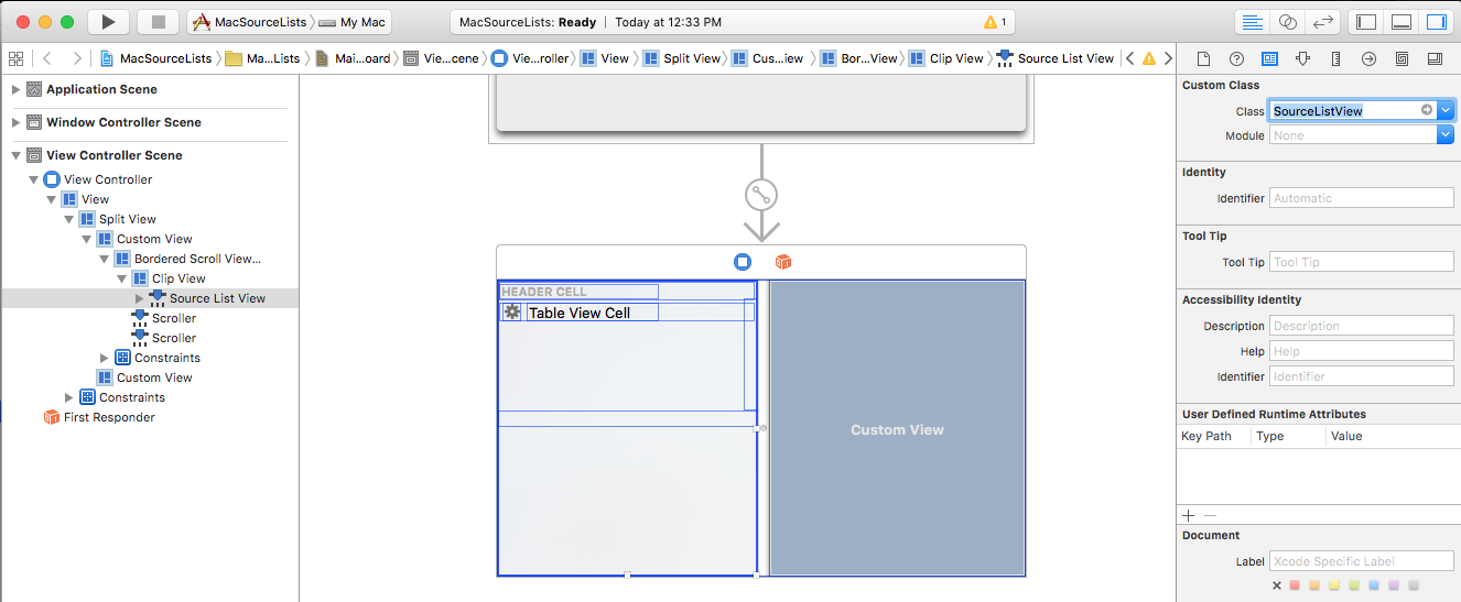 Setting the class name