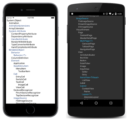 Class Hierarchy Sharing Triple screenshot of class hierarchy sharing