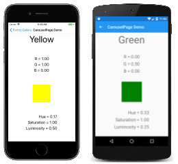 CarouselPage Example CarouselPage Example