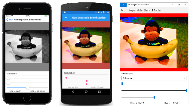 Non-Separable Blend Modes - Saturation Non-Separable Blend Modes - Saturation