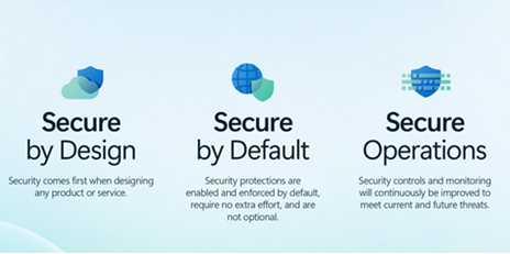 Diagram summarizing the secure future initiative (SFI) principles.