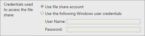 configuration manager file share account configuration manager file share account